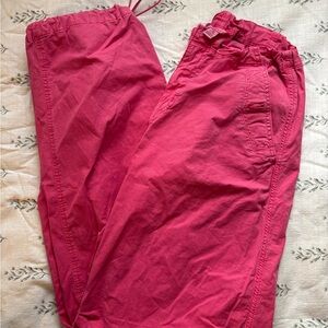 American Eagle Outfitters Fuchsia Drawstring Pants